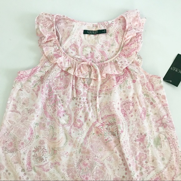 Lauren Ralph Lauren | Nightgown Pink Paisley - Picture 4 of 8